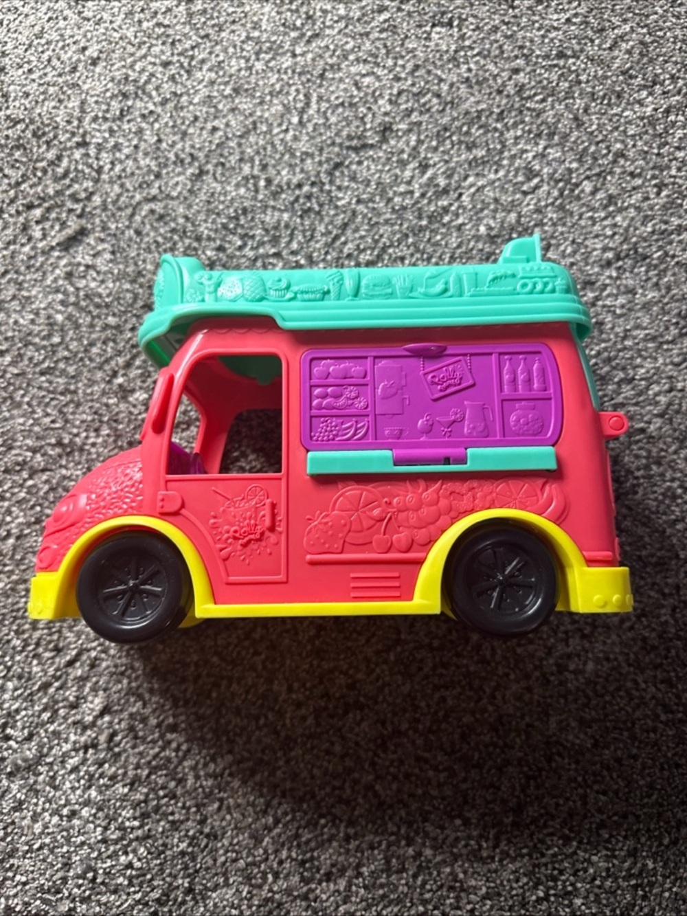 2015 Polly Pocket Swirlin' Smoothie Truck Toy  Vehicle Only No Other Accessories